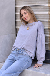 Casual top with back details