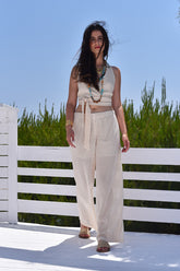 Crochet Wide Leg Pants