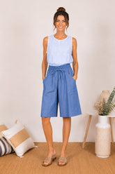 Denim Bermuda Shorts