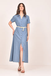 Maxi Denim Dress
