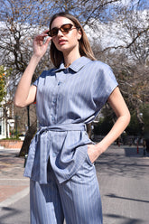 Striped Longline Vest