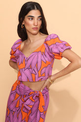 Iana cropped top, nema resort wear, calizo boutique