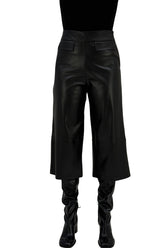 Women’s Eco Leather Culotte Pants