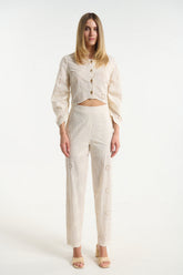 Broderie Pants