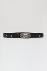 Leather Twist Steel Kiss Belt
