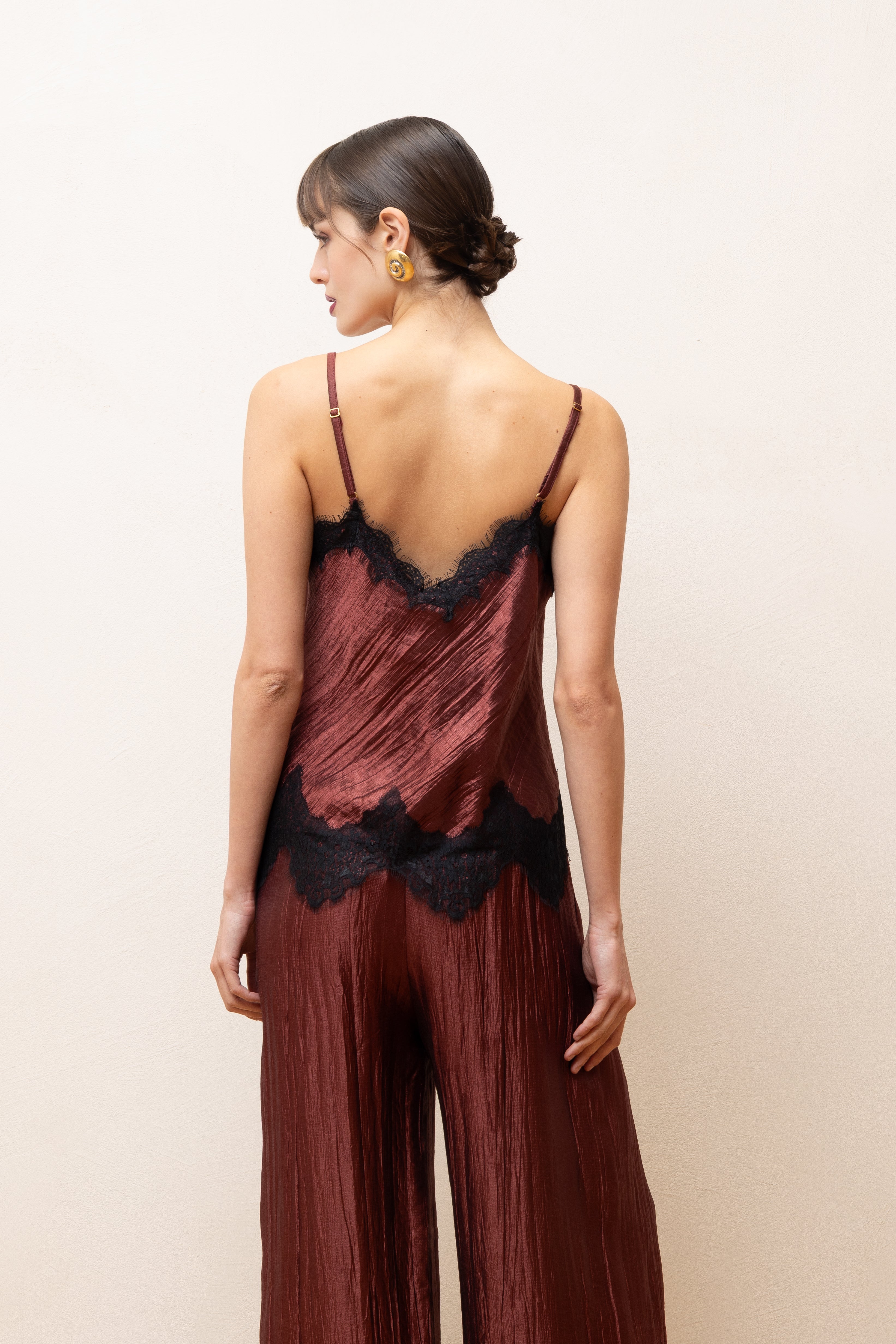 Lace Trim Camisole Top