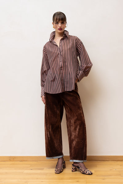Oversized Striped Shirt