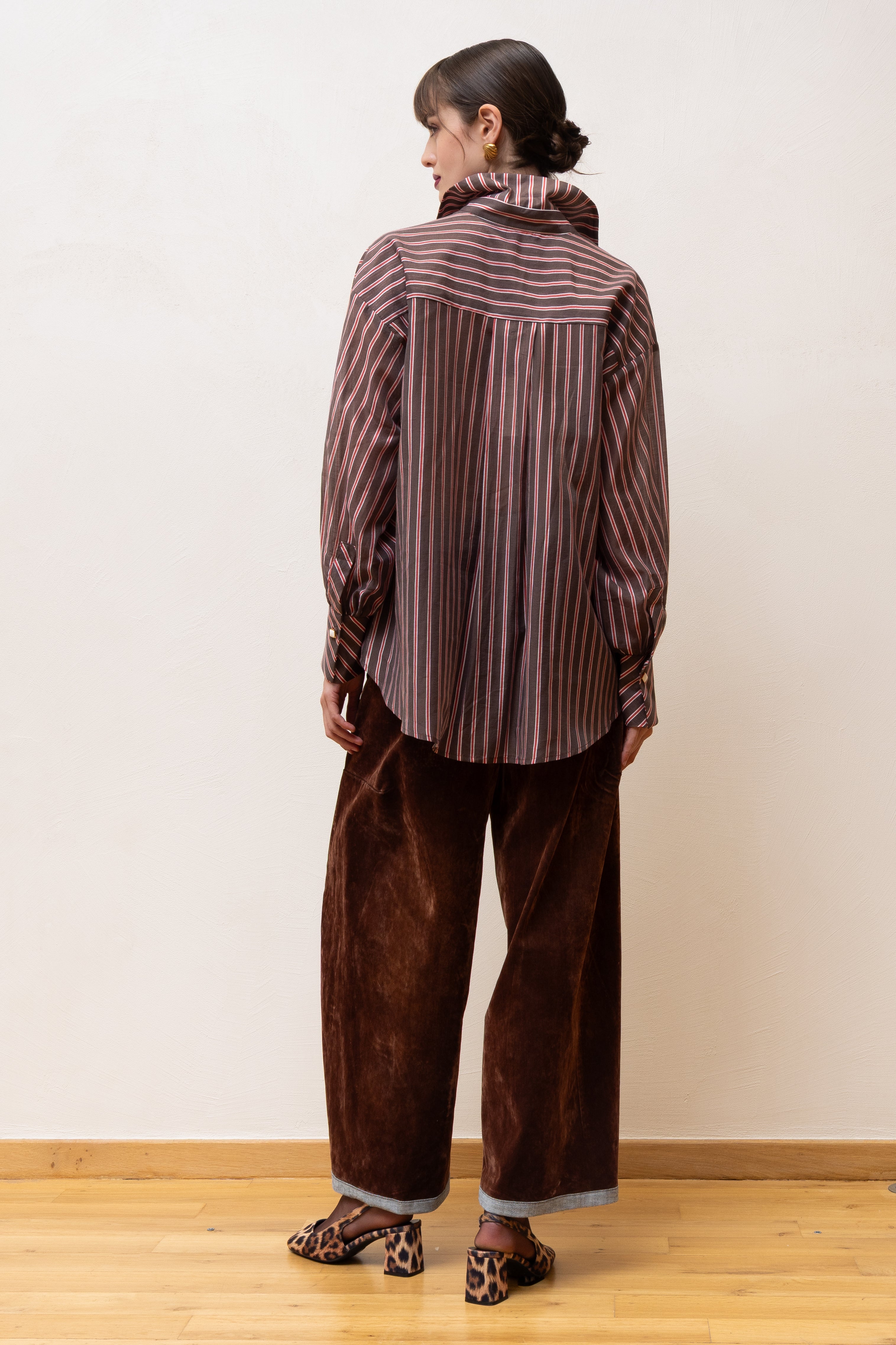 Oversized Striped Shirt