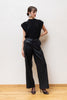 Leatherette Cargo Pants