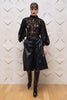 Lace High Neck Top