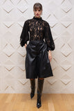 Lace High Neck Top