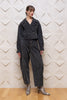 Gray Denim Barrel Fit Pants