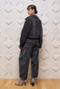 Gray Denim Barrel Fit Pants