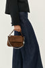 Misty Brown Suede Bag