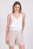 shorts with front pleats, tweet fashion, calizoboutique