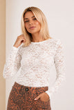 Long Sleeve Lace Top