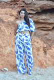 Printed Wide Legged Pants