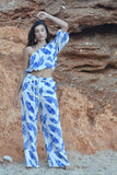 Printed Wide Legged Pants