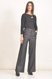 Women’s Wide-Leg Faux Leather Pants