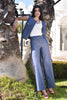 Denim Wide Leg Pants