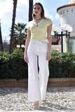 Denim Wide Leg Pants
