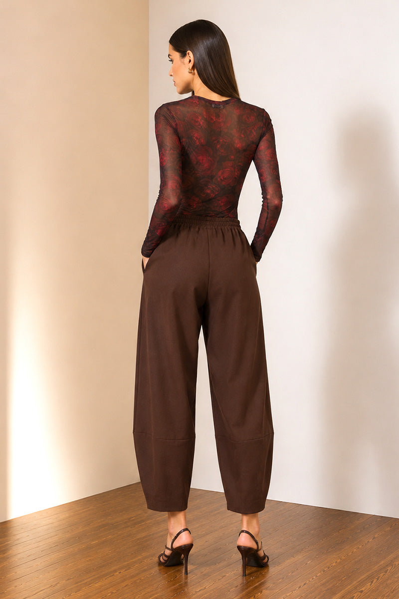 Barrel-Leg Trousers