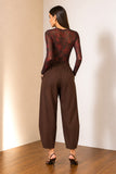 Barrel-Leg Trousers