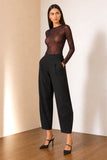 Barrel-Leg Trousers