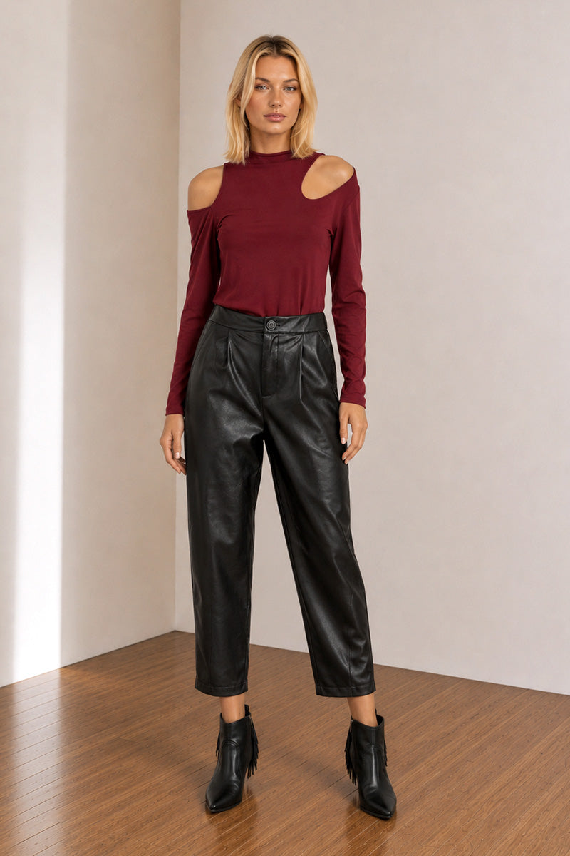 Eco Leather Trousers