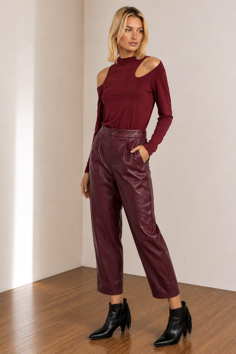 Eco Leather Trousers