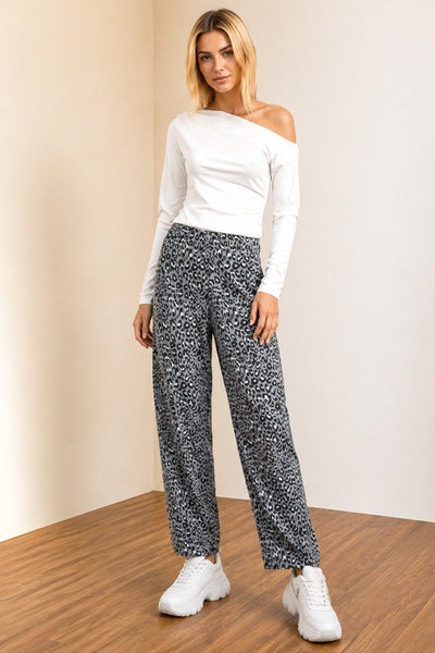 Animal Print Trousers
