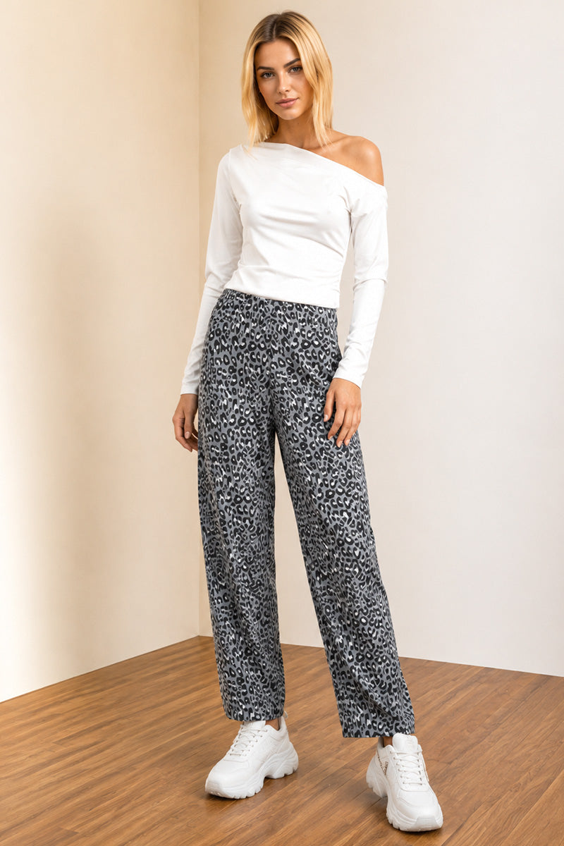 Animal Print Trousers
