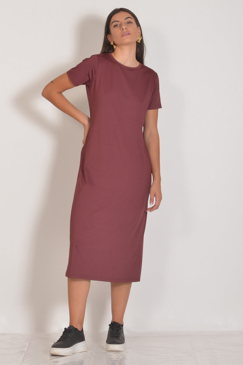 Dress with Short Sleeves