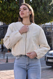 Embroidered bomber jacket