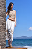 Skirt with Floral Embroidery