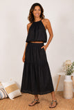 Midi Broderie Skirt