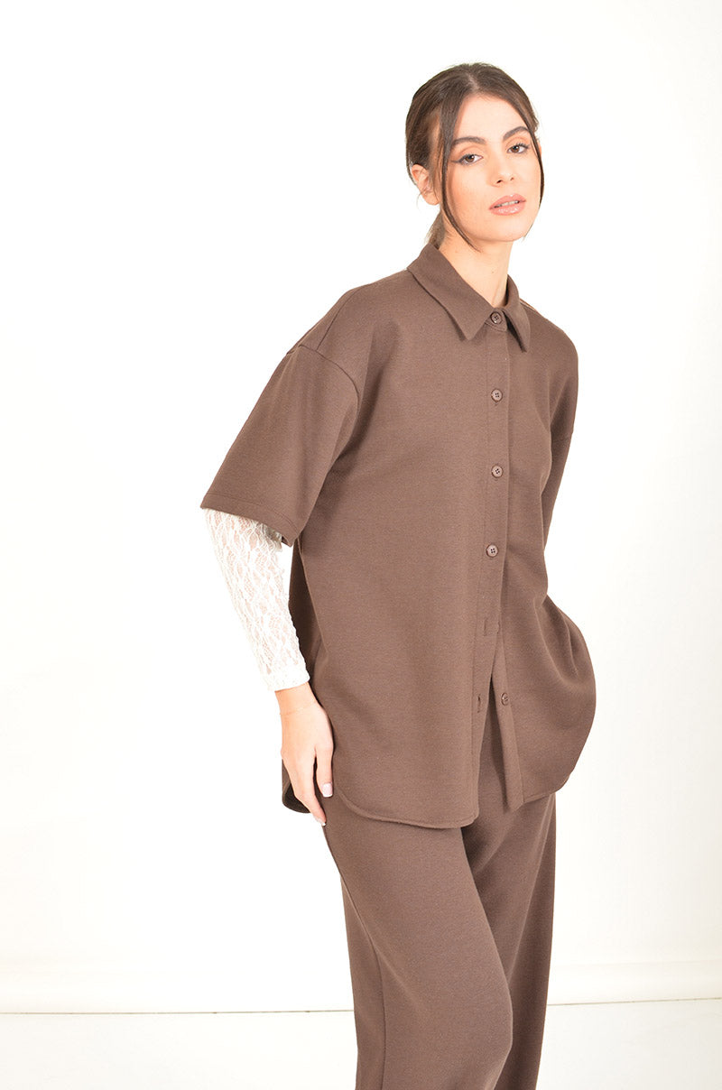 Jacket with lace detail