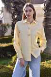 Shirt with Gold Button Details