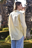 Shirt with Gold Button Details