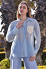 Shirt with Embroidered Detail