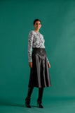leatherette skirt