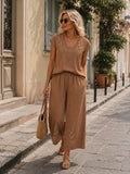 Pants with Embroidered Detail