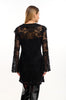 Lace Ruffle Mini Dress