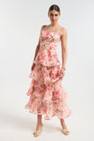 Floral Ruffle Maxi Dress