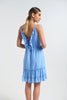 Dress with frills