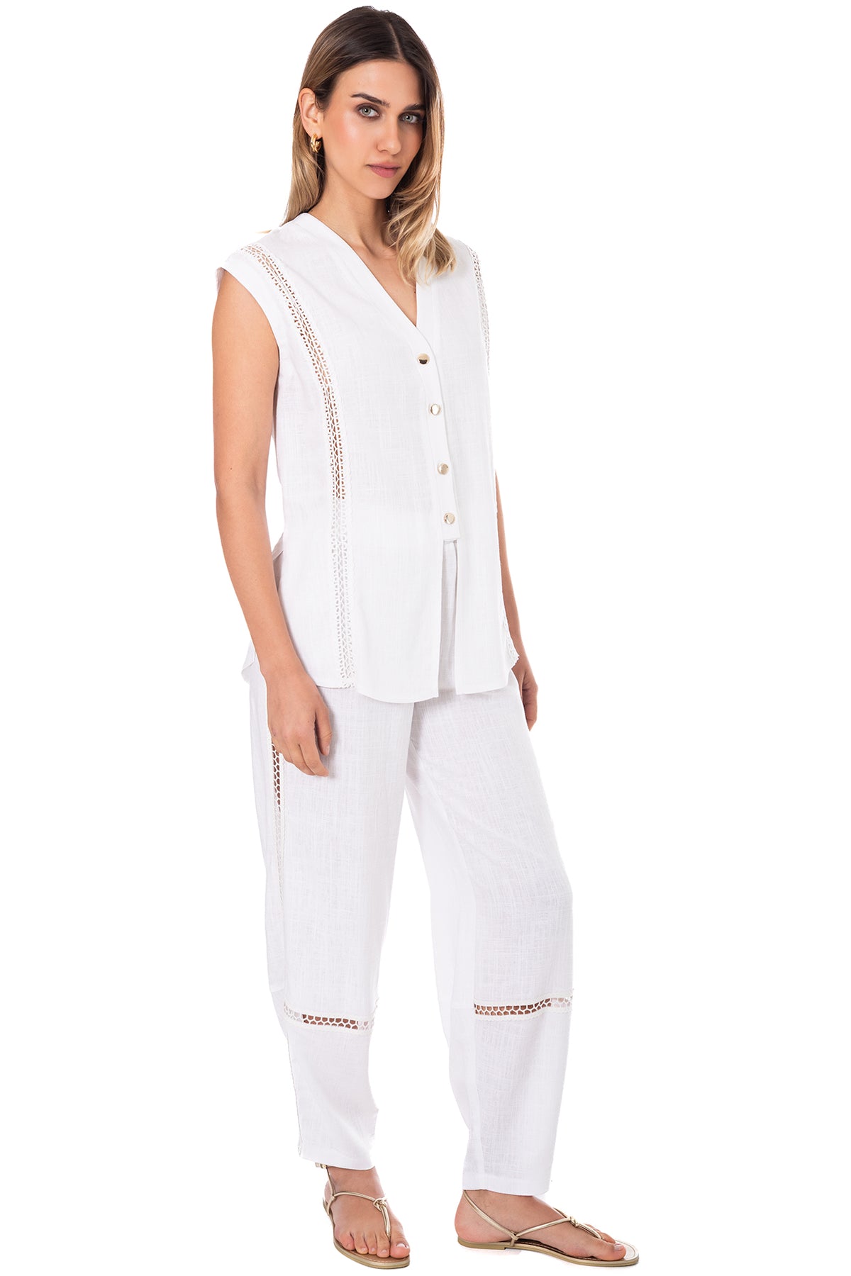 Barrel fit Pants