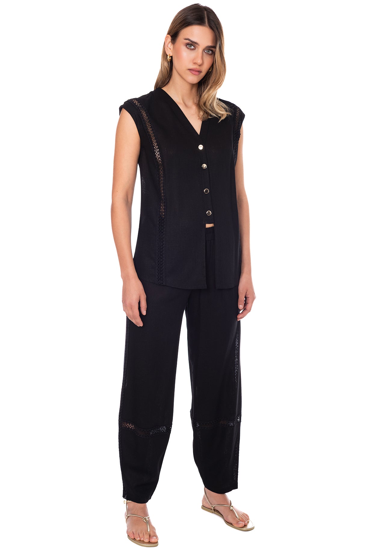 Barrel fit Pants