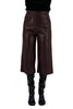 Women’s Eco Leather Culotte Pants