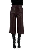 Women’s Eco Leather Culotte Pants