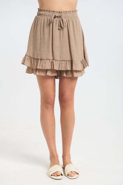Ruffle Mini Skort